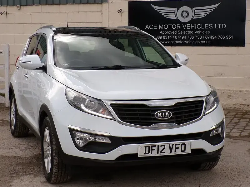 Used Kia Sportage 115 HP (84 kW) 2012 White SUV
