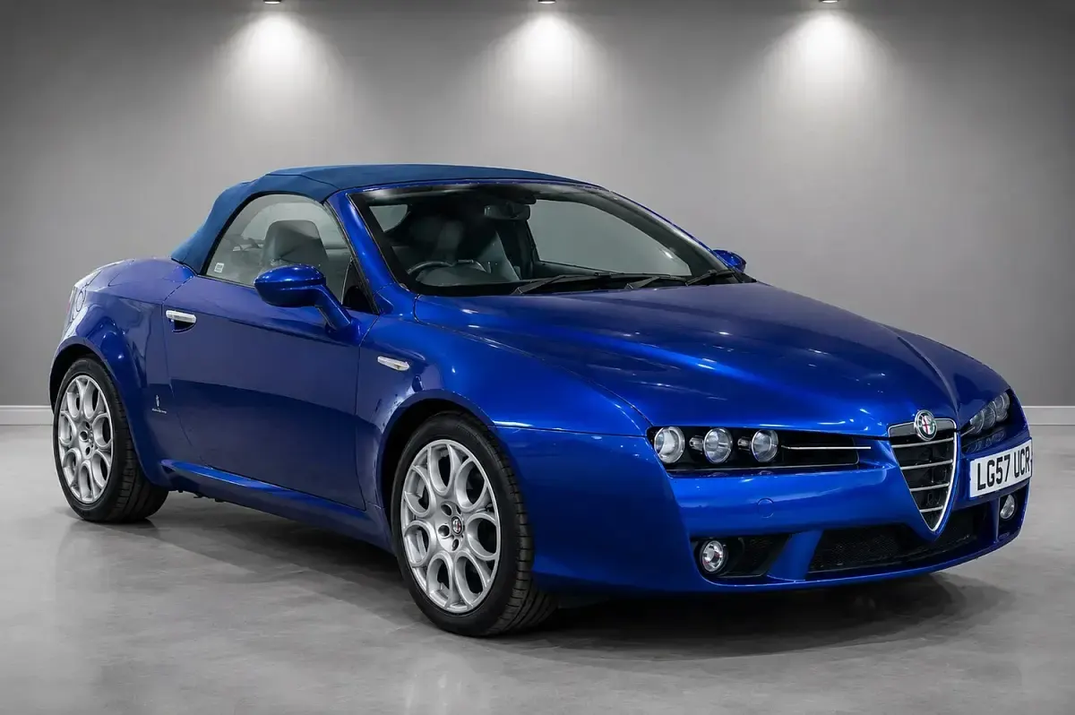 Used Alfa Romeo Spider 185 HP (136 kW) 2007 Blue Cabriolet