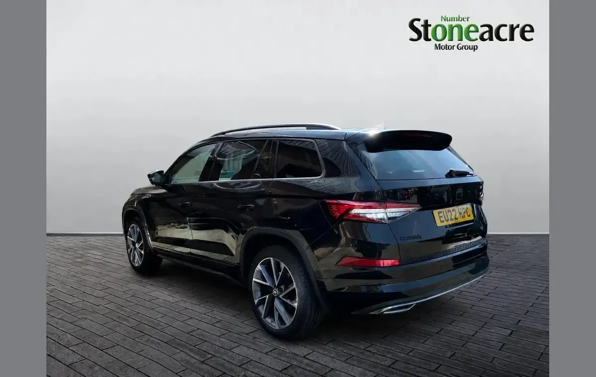 Used Skoda Kodiaq SportLine 187 HP (137 kW) 2022 Black SUV