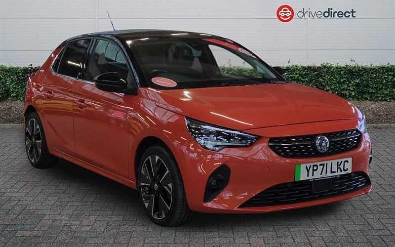 Used Vauxhall Corsa-e Elite 100 kW (136 HP) 2020 Orange Hatchback