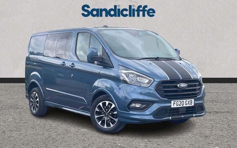 Blue Used 2020 Ford Transit Custom Sport Van | £22,000 (Expensive) - Image 1/4