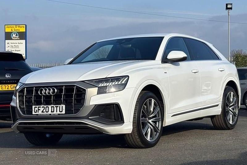 Used Audi Q8 S-Line 286 HP (210 kW) 2020 White SUV