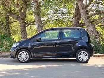 Used VW up! high up! 75 HP (55 kW) 2016 Black Hatchback