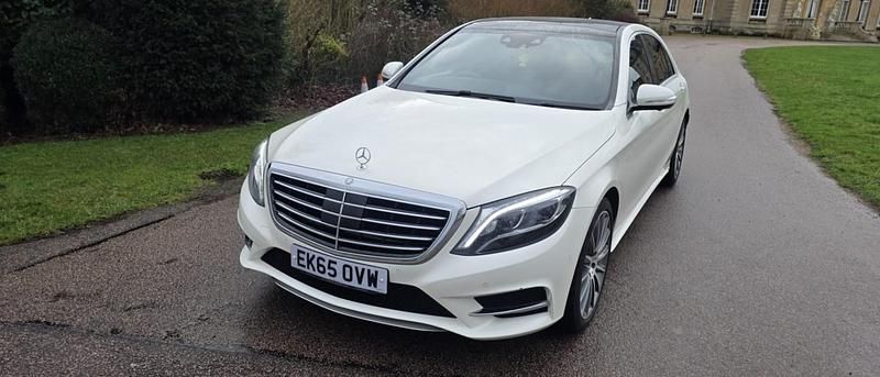 Used Mercedes S350L AMG line 2015 White Sedan