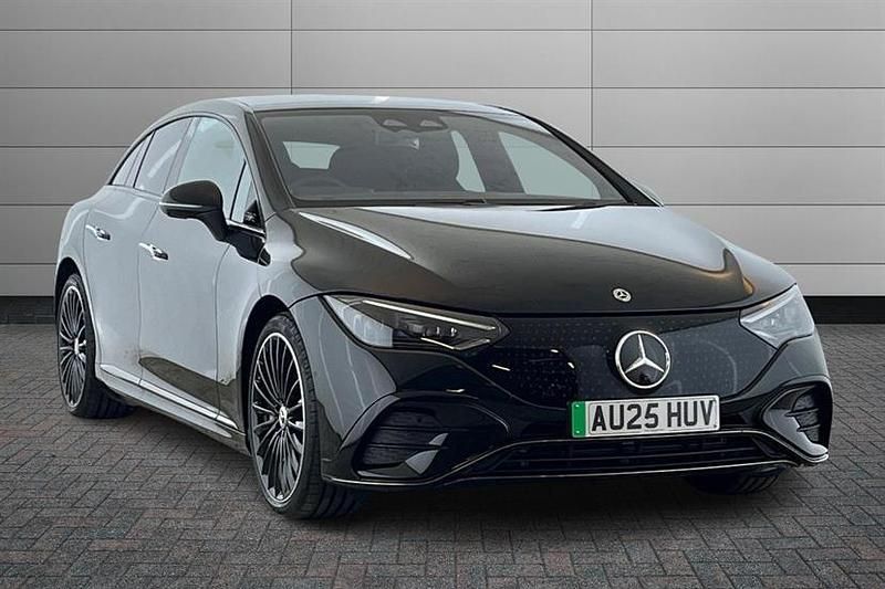 Obsidian black Used 2025 Mercedes EQE350 AMG line Sedan | £53,750 (Super price) - Image 1/4