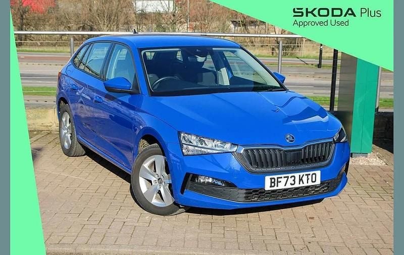 Used Skoda Scala SE 94 HP (69 kW) 2023 Blue Hatchback