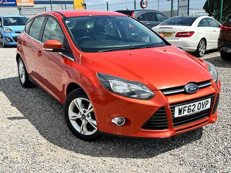 Red Used 2012 Ford Focus Zetec Hatchback | £3,995 (Expensive) - Image 1/4