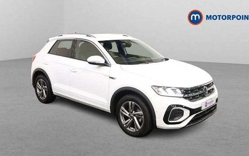 White Used 2024 VW T-Roc R-line SUV | £23,949 (Fair price) - Image 1/4