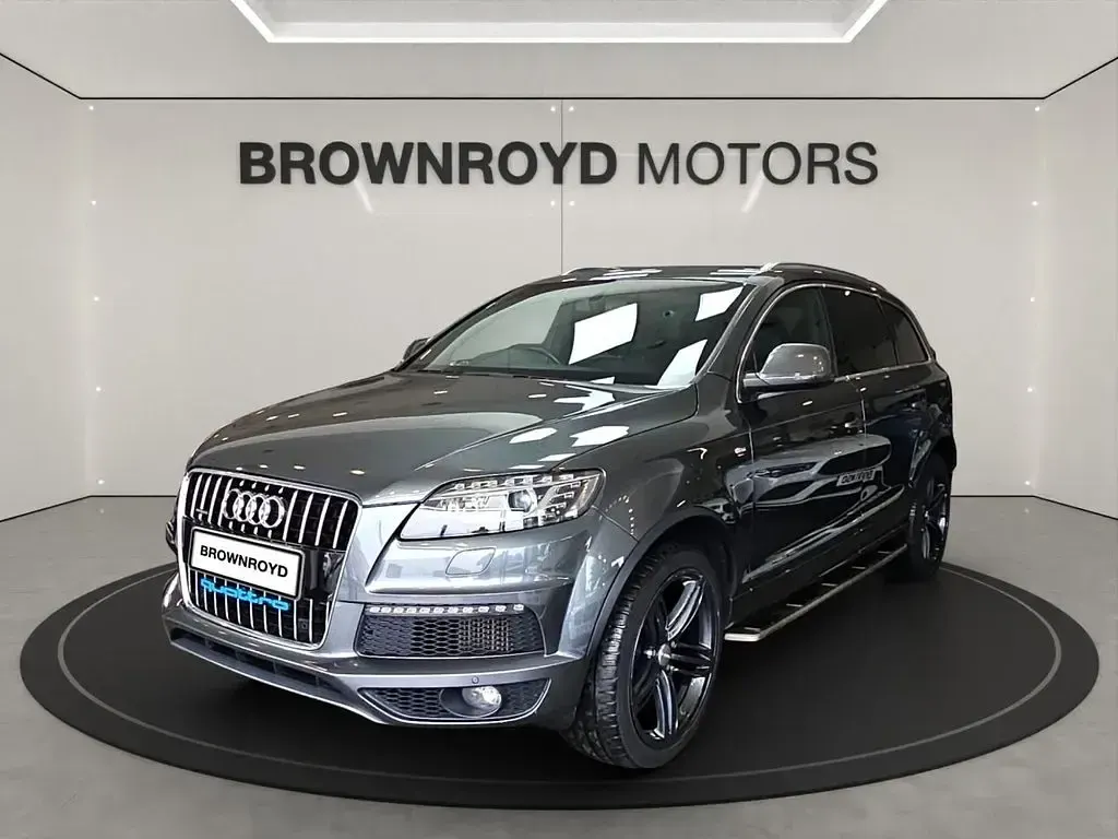 Used Audi Q7 S-line plus 245 HP (180 kW) 2015 Grey SUV