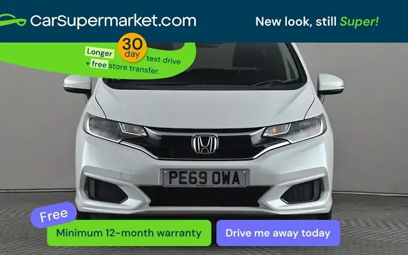 Begagnad Honda Jazz S 102 HK (75 kW) 2019 Vit Halvkombi