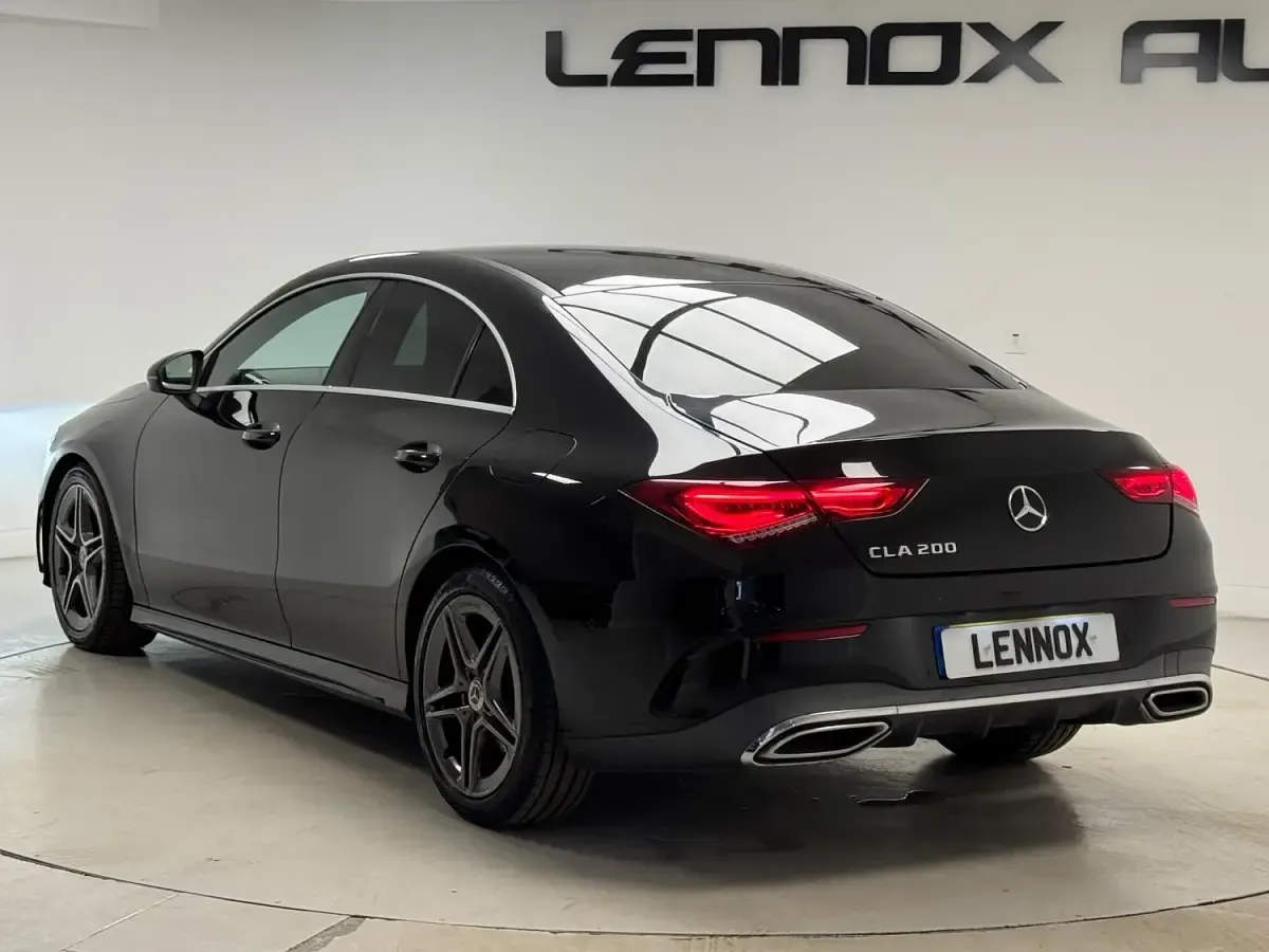 Used Mercedes CLA200 AMG line 163 HP (119 kW) 2019 Black Coupe