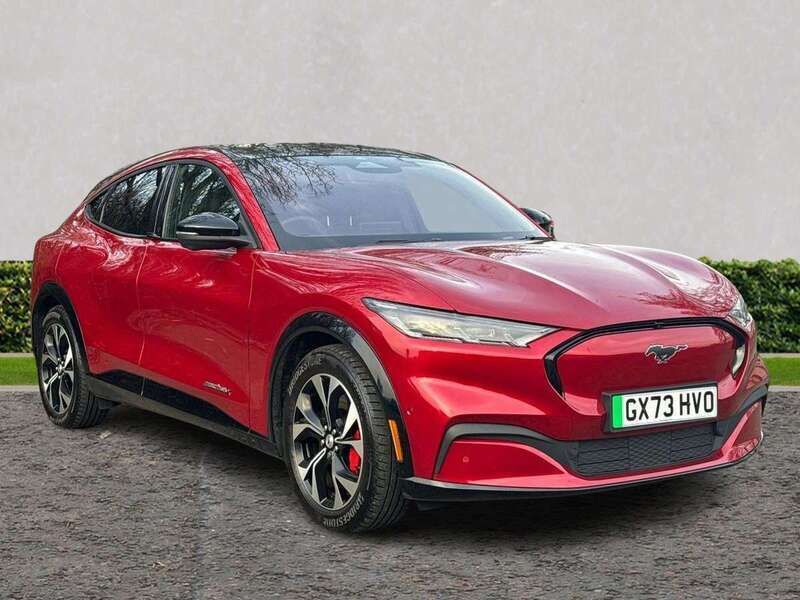 Red Used 2023 Ford Mustang Mach-E Extended Range SUV | £28,999 (Super price) - Image 1/4