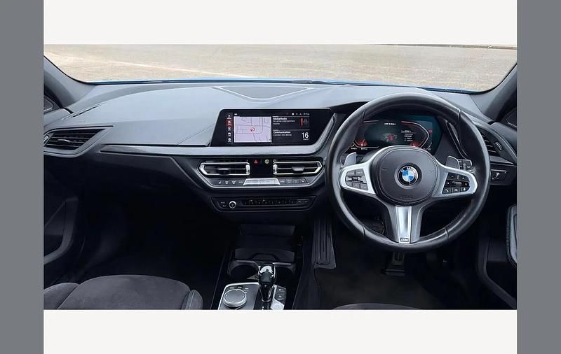 Used BMW M135 Comfort Edition 306 HP (225 kW) 2020 Blue Hatchback