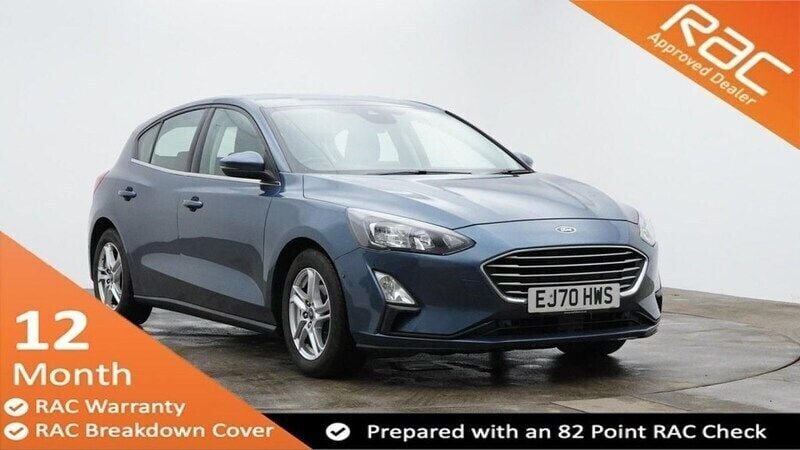 Blue Used 2020 Ford Focus Zetec Hatchback | £10,000 (Fair price) - Image 1/4