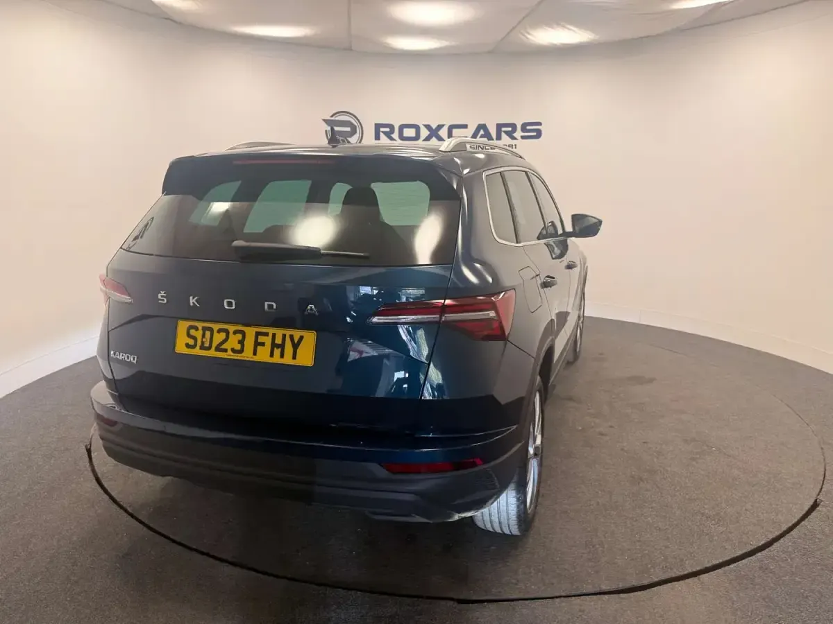 Used Skoda Karoq SE L 150 HP (110 kW) 2023 Blue SUV
