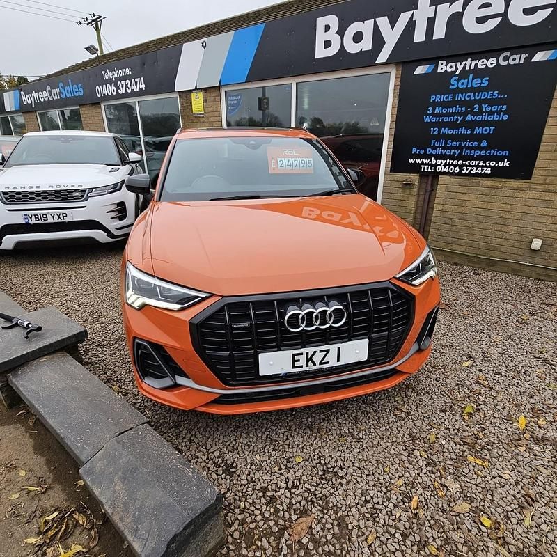 Used Audi Q3 S-Line 190 HP (139 kW) 2019 Orange SUV