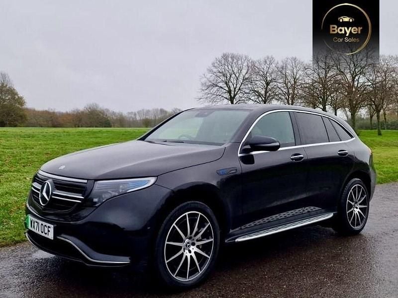 Used Mercedes EQC400 AMG line 300 kW (408 HP) 2021 Black SUV