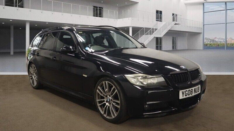 Black Used 2008 BMW 320 M Sport Estate | £3,095 (Fair price) - Image 1/4