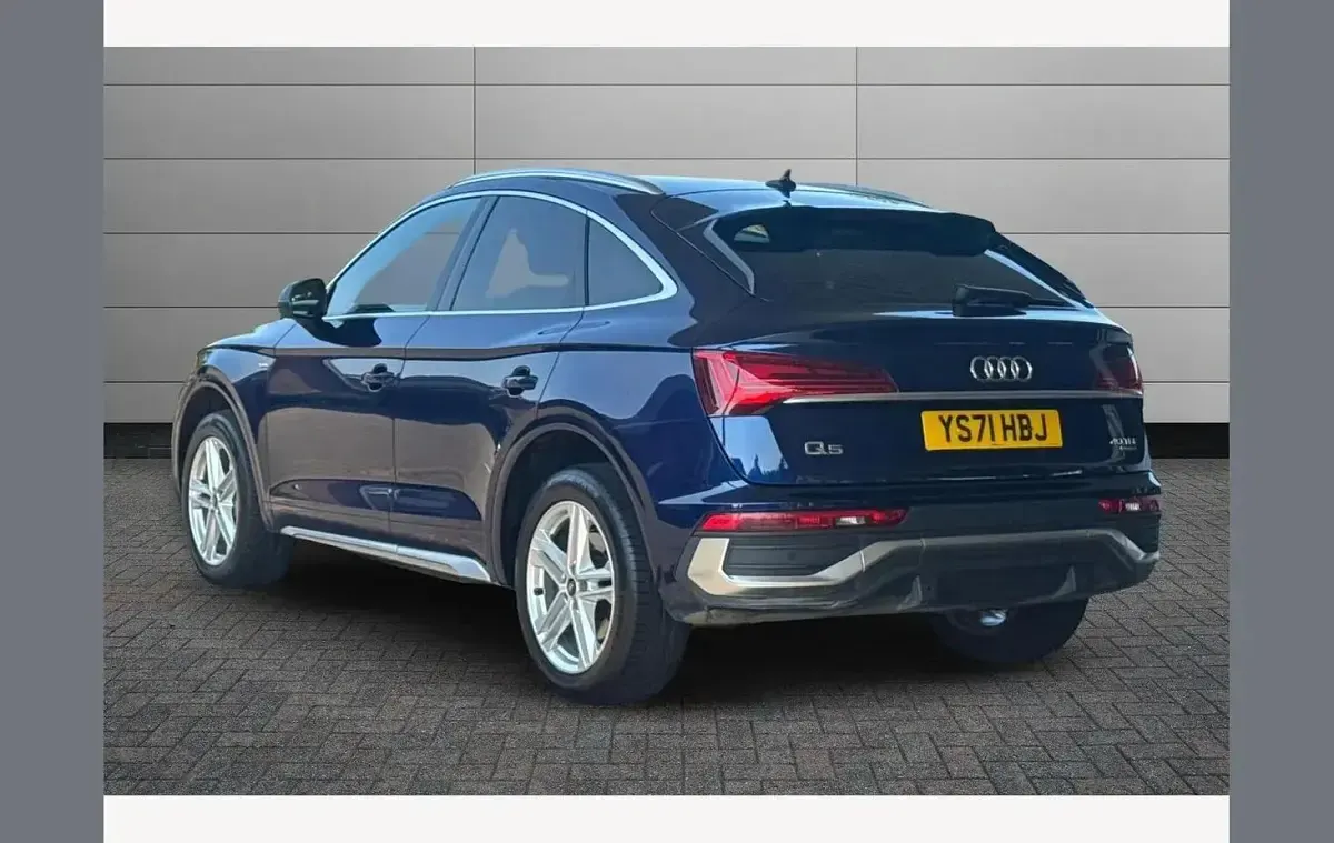 Used Audi Q5 S-Line 204 HP (150 kW) 2021 Blue SUV