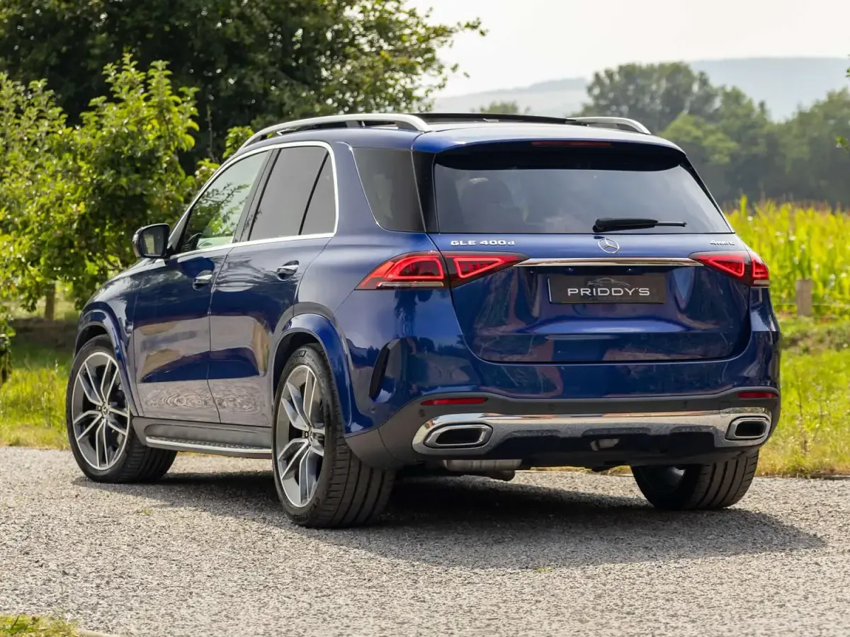 Used Mercedes GLE400 AMG line 325 HP (239 kW) 2020 Blue SUV