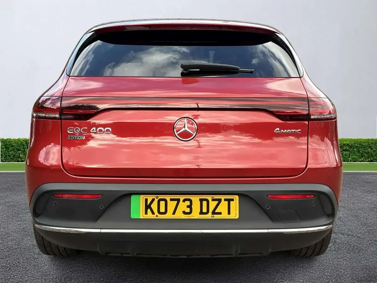 Used Mercedes EQC400 AMG line 300 kW (408 HP) 2023 Red SUV