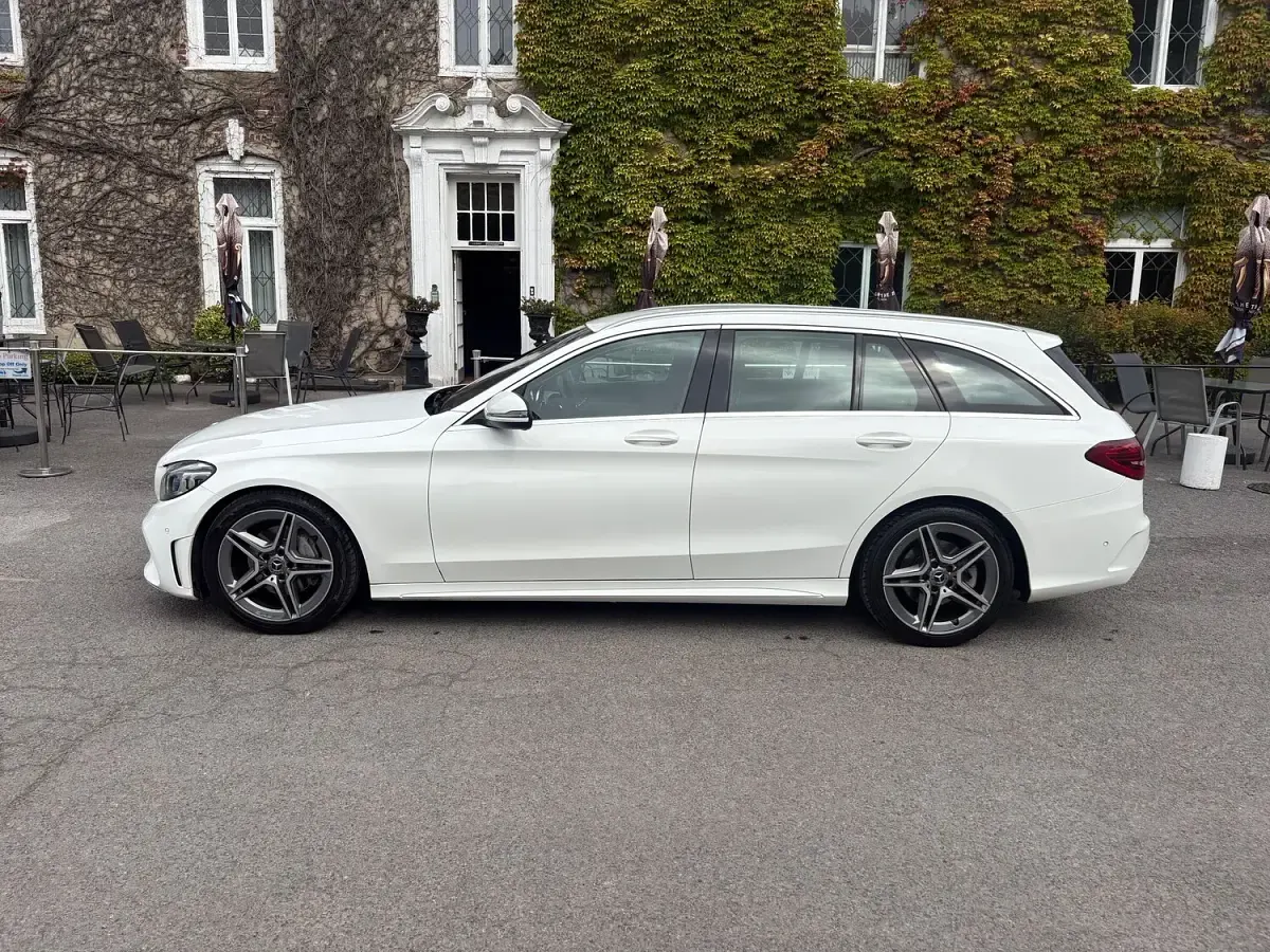 Used Mercedes C220 AMG Line Premium 2019 White Estate
