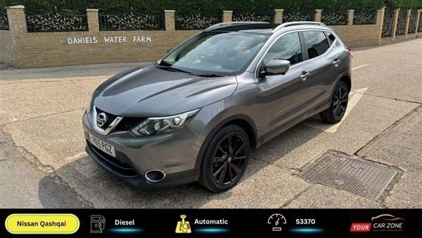 Grey(a) Used 2015 Nissan Qashqai Tekna SUV | £10,800 (Fair price) - Image 1/1