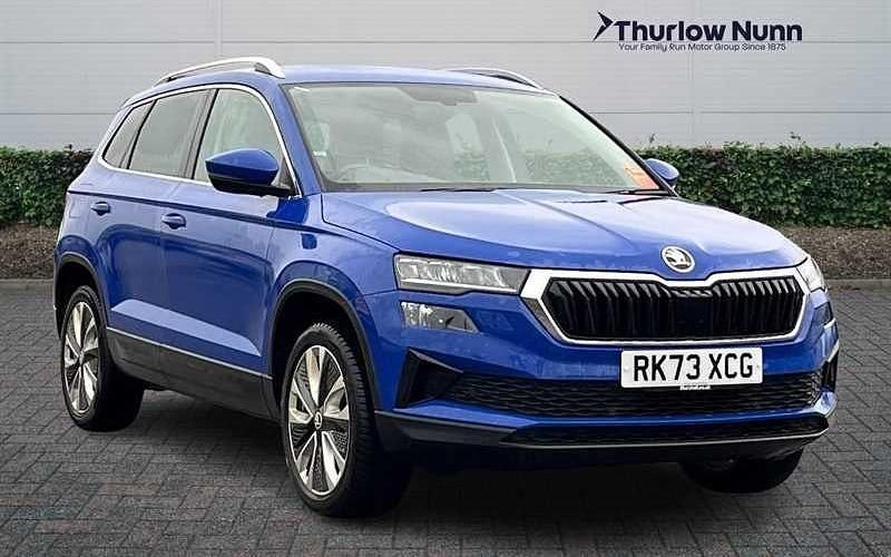 Used Skoda Karoq SE L 116 HP (85 kW) 2023 Blue SUV