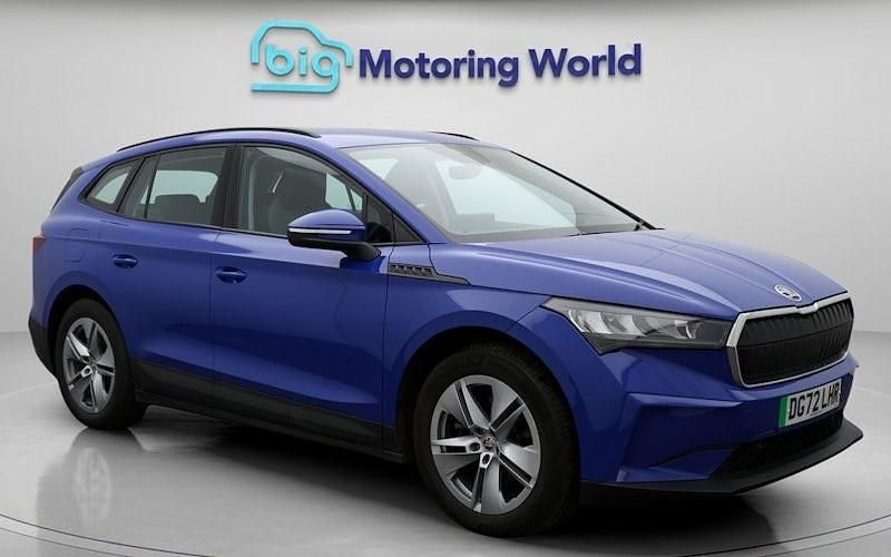 Blue Used 2022 Skoda Enyaq iV ecoSuite SUV | £16,100 (Fair price) - Image 1/4