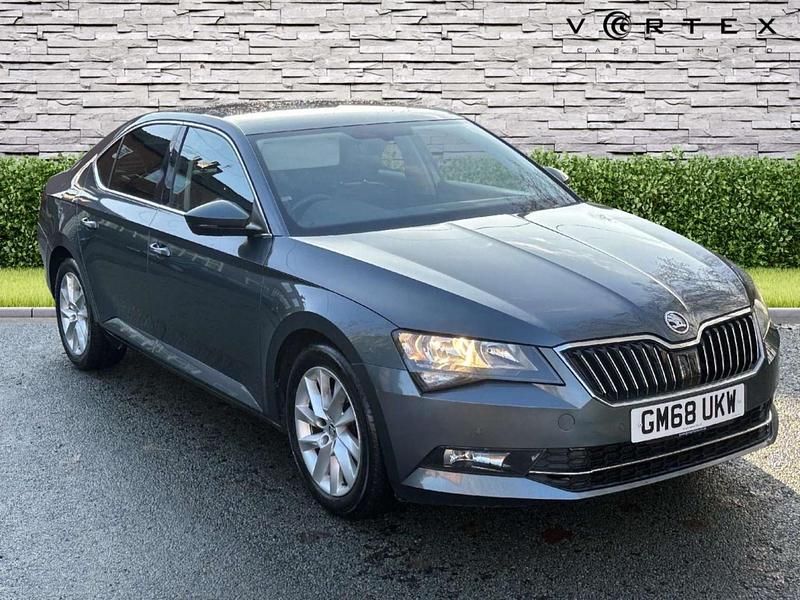 Used Skoda Superb SE Technology 150 HP (110 kW) 2019 Grey Hatchback