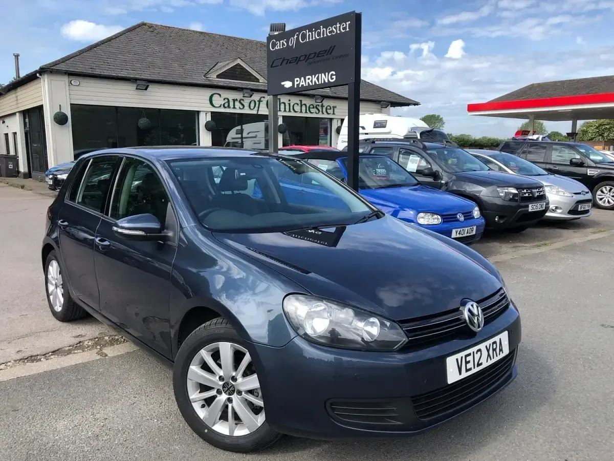 Used VW Golf VII Match 105 HP (77 kW) 2012 Blue Hatchback