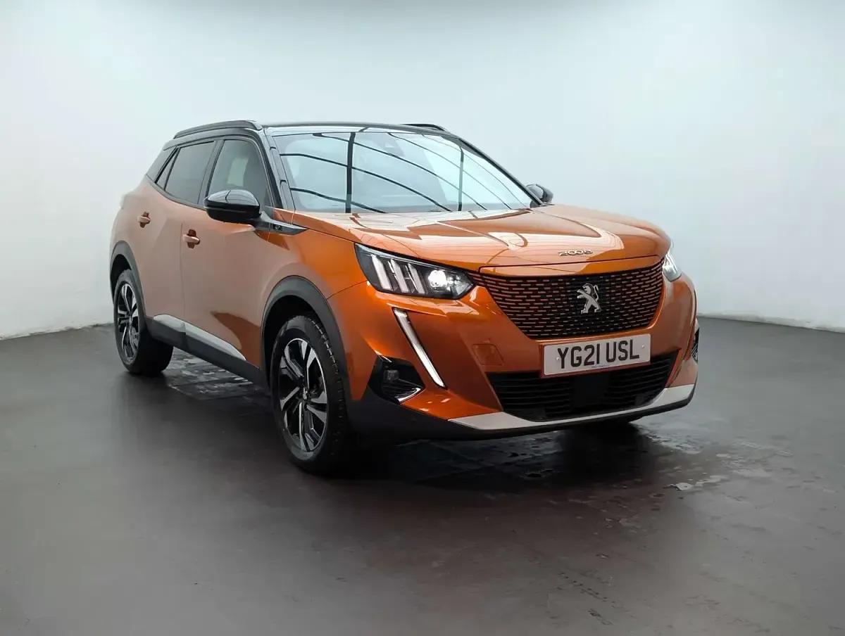 Used Peugeot e-2008 GT 100 kW (136 HP) 2021 Orange SUV