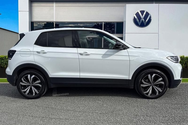 Used VW T-Cross Black Edition 110 HP (80 kW) 2023 White SUV