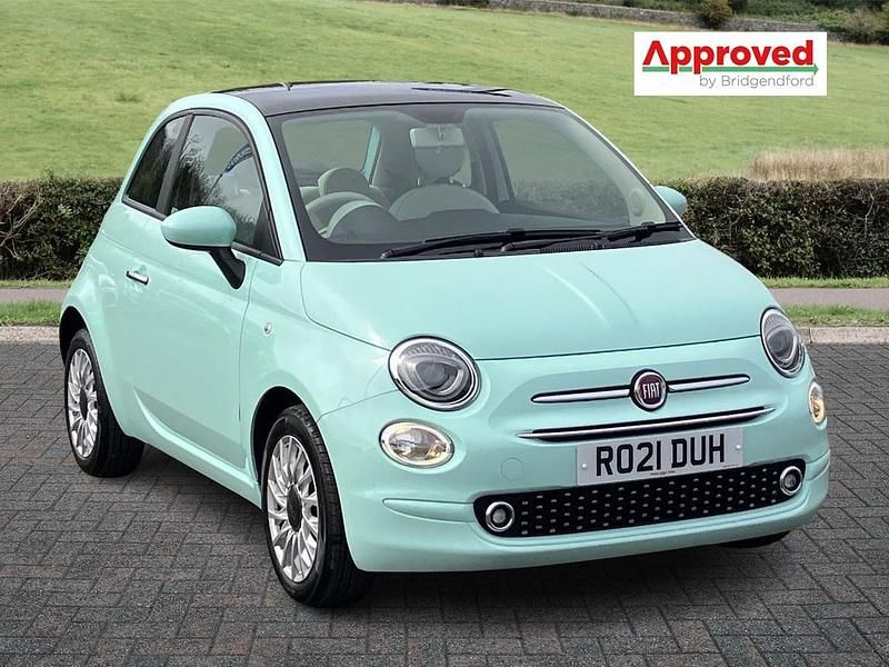 Used Fiat 500 Lounge 70 HP (51 kW) 2021 Green Hatchback