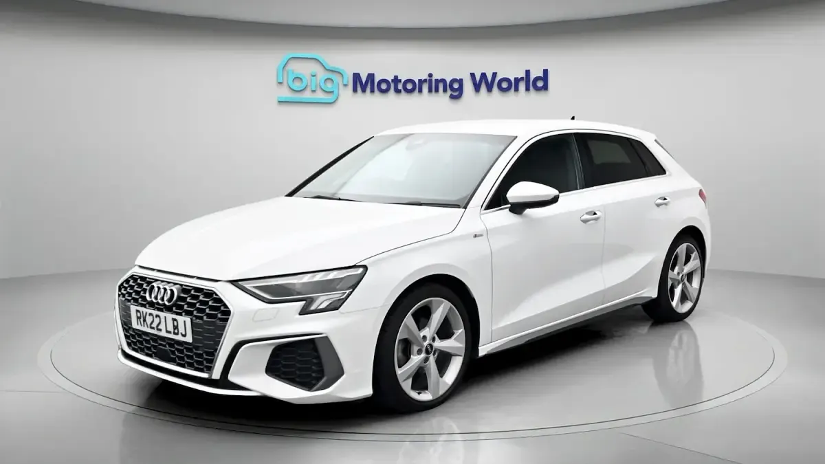 Used Audi A3 Sportback S-Line 2022 White Hatchback