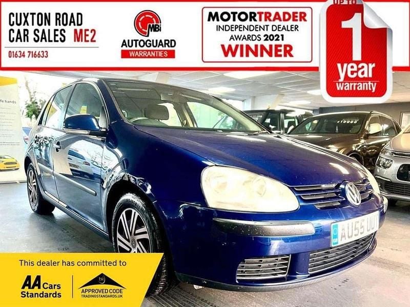 Blue Used 2005 VW Golf IV S Hatchback | £1,895 (Fair price) - Image 1/4