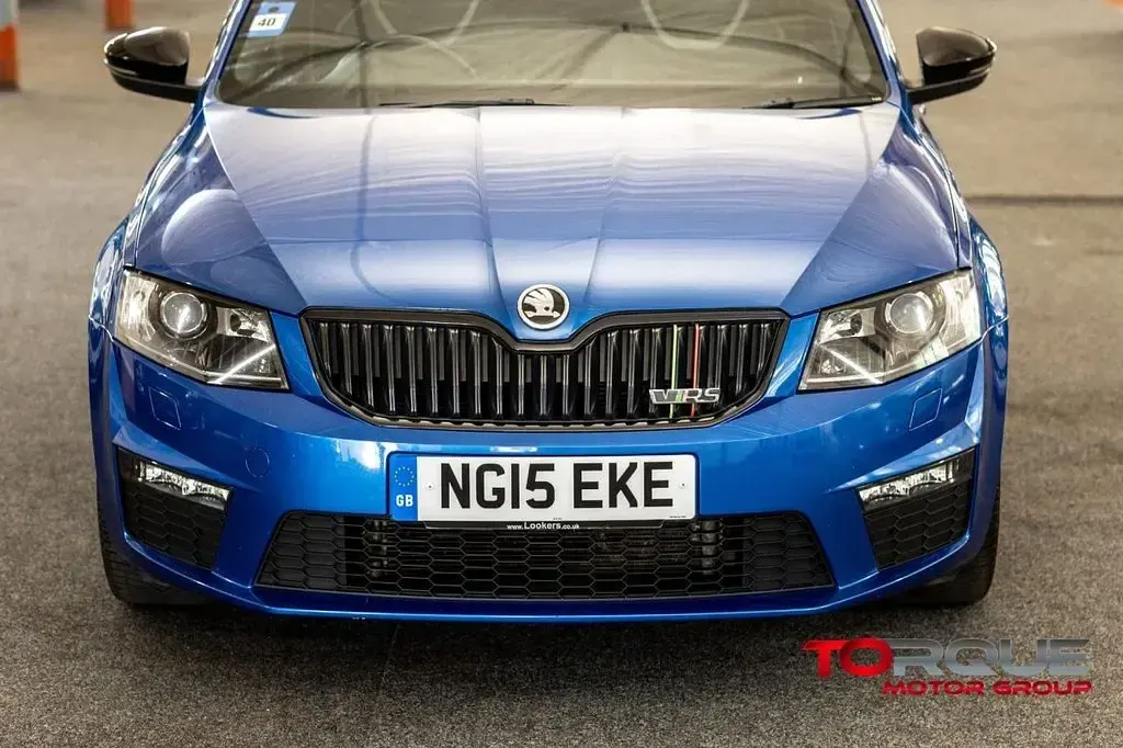 Used Skoda Octavia vRS 2015 Blue Estate