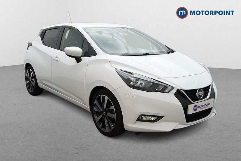 White Used 2022 Nissan Micra Tekna Hatchback | £13,849 (Fair price) - Image 1/4