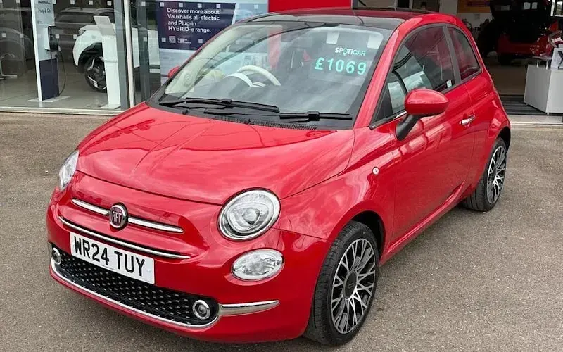 Used Fiat 500 69 HP (50 kW) 2024 Red Hatchback