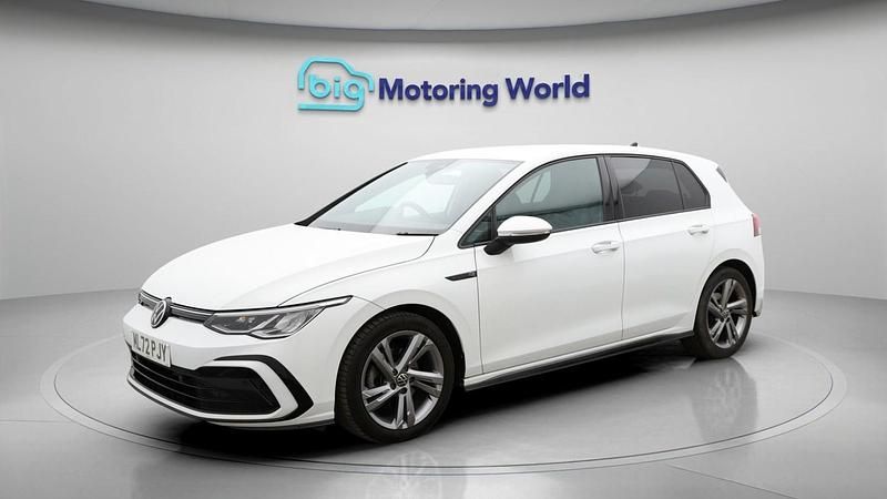 Used VW Golf VIII R-line 150 HP (110 kW) 2022 White Hatchback