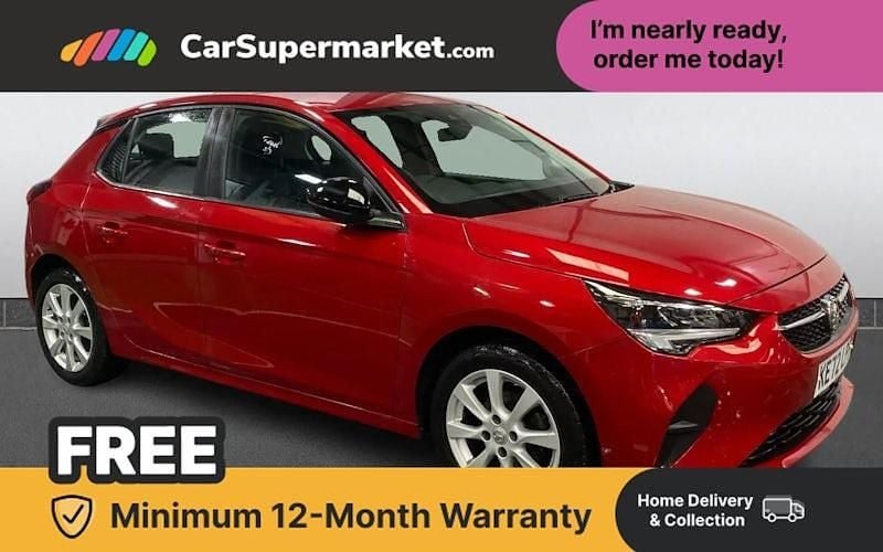 Used Vauxhall Corsa Design Edition 75 HP (55 kW) 2023 Red Hatchback