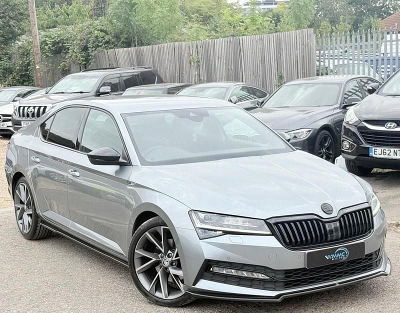 Grey Used 2020 Skoda Superb SportlinePlus Hatchback | £16,495 (Good price) - Image 1/4