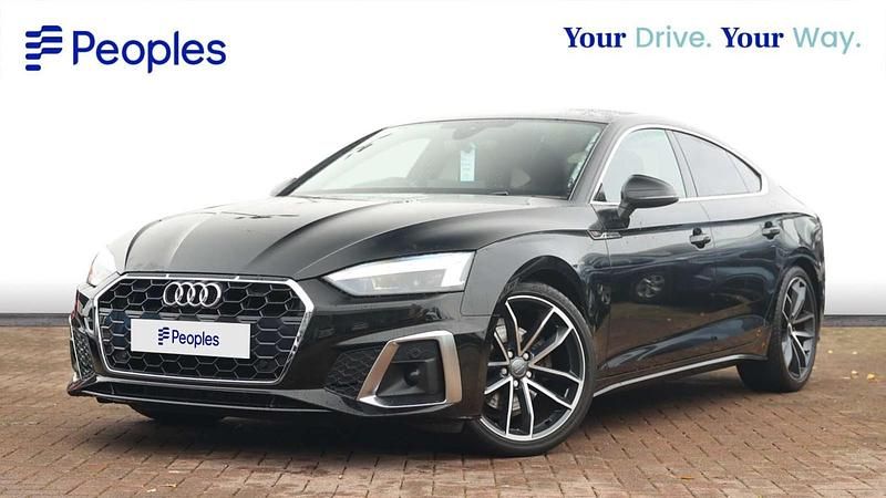 Used Audi A5 S-Line 2020 Black Hatchback