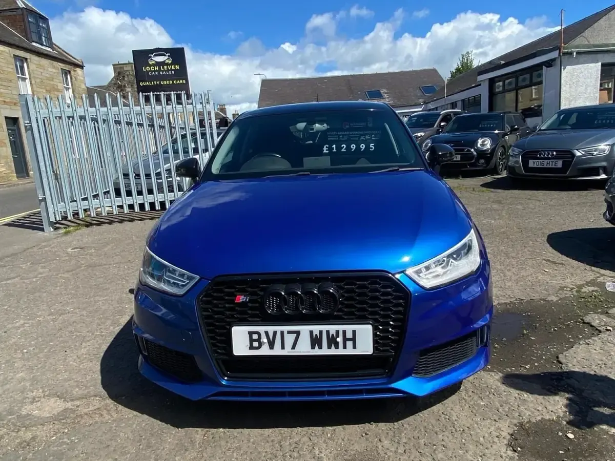 Used Audi S1 231 HP (169 kW) 2017 Blue Hatchback