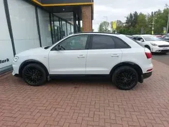 Used Audi Q3 Black Edition 184 HP (135 kW) 2018 White SUV