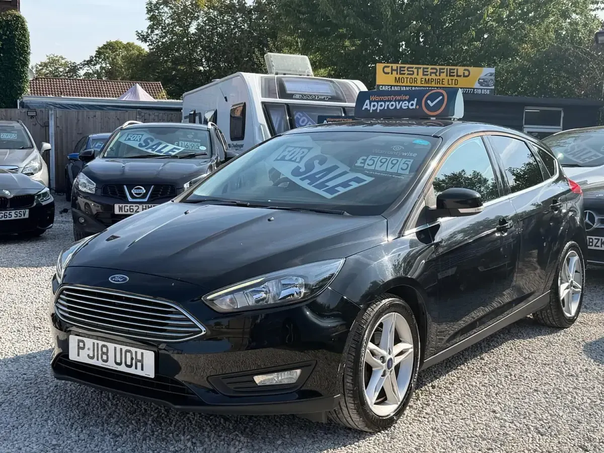 Used Ford Focus Zetec 120 HP (88 kW) 2018 Black Hatchback
