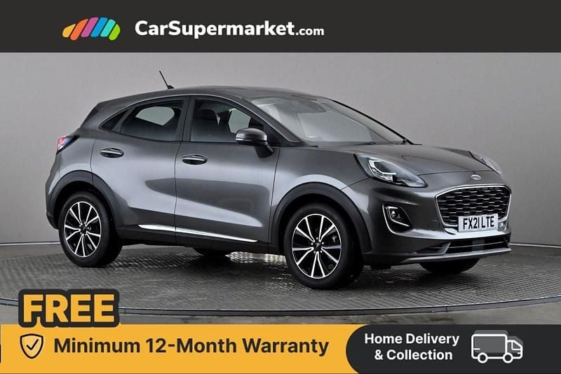 Grey Used 2021 Ford Puma Titanium Hatchback | £13,197 - Image 1/4