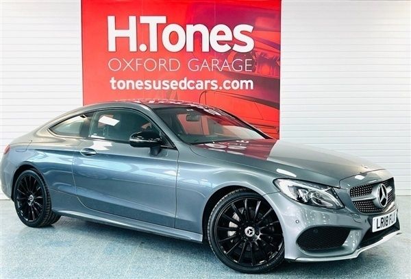 Grey Used 2018 Mercedes C220 AMG line Coupe | £15,495 (Fair price) - Image 1/1