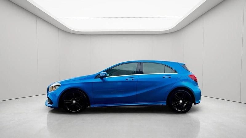 Used Mercedes A200 AMG line 2017 Blue Hatchback