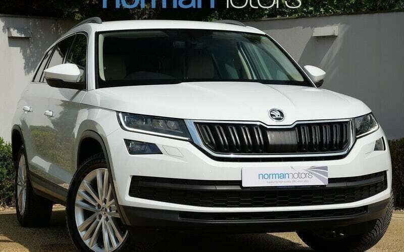 White Used 2018 Skoda Kodiaq SE L SUV | £19,395 (Good price) - Image 1/3